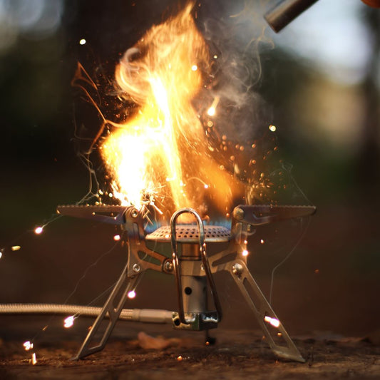 Blade 2 Titanium Backpacking Stove with preheat tube |4.76 oz. 2.8KW