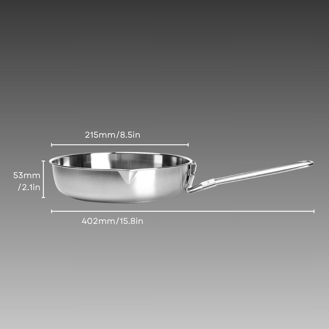 Antarcti 8 Frypan Stainless Steel Cookware